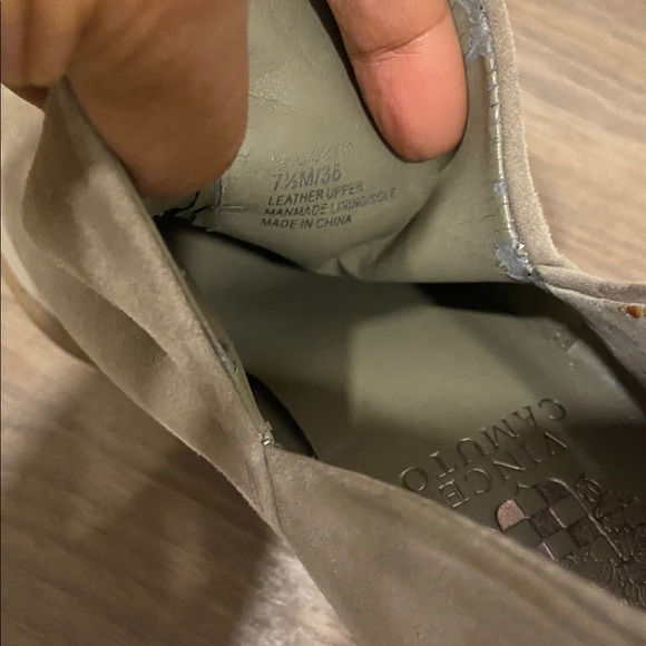 Vince Camuto Women’s Tan Suede Ankle Boots - Picture 8 of 8